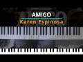 #TUTORIAL AMIGO (Versión Acústica) - Karen Espinosa |Kevin Sánchez Music|