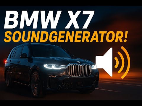 BMW X7 Sound Test | Maxhaust Active Sound Generator auf Maximum!
