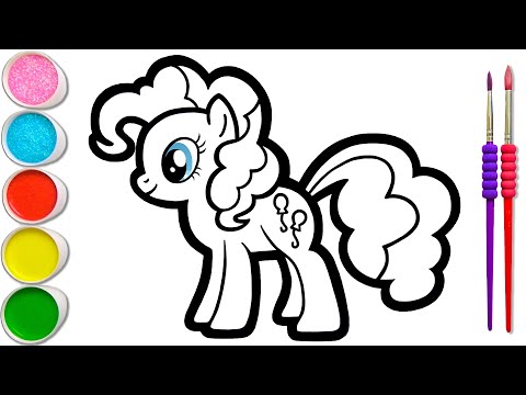 Pinkie Pie zeichnen und ausmalen für Kinder | Tipps zum Malen #174
