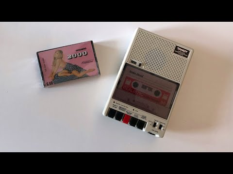 Tandy Cassette Recorder & The Odd Unopened 60's Mystery Cassette - #IJDM053