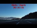 A6 A1 A6 Rijeka Zagreb 2x Speed