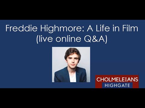 Cholmeleian Society event: Q&A with actor Freddie Highmore