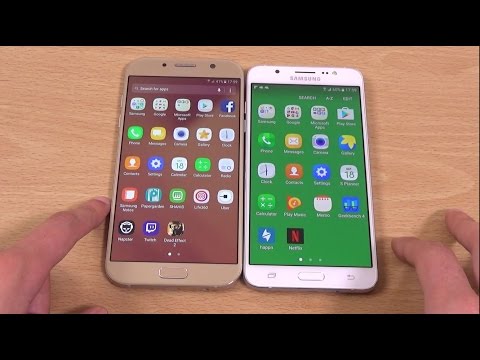 Samsung Galaxy A7 2017 vs Galaxy J7 2016 - Apps Opening Speed Test!