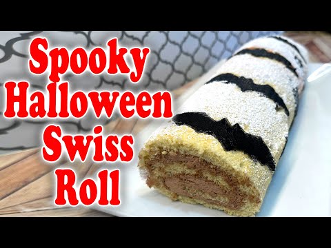 Spooky Halloween Swiss Roll | Festive Recipe