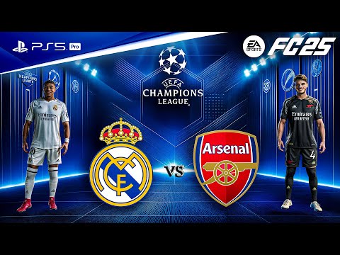 FC 25 - Real Madrid vs. Arsenal | UEFA Champions League Quarter Final | PS5™ Pro [4K60]