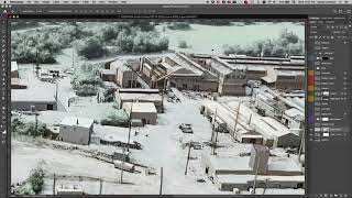 Photoshop Tutorial - day for night and add snow