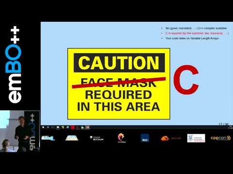 emBO++ 2019 - Wouter van Ooijen: Embedded C++ For Embedded C Programmers