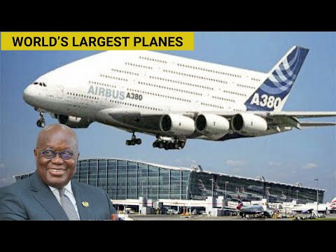 Ghana Aviation is taking over as all the world's largest aircraft are landing at their  Airports