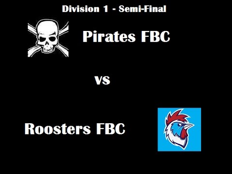 Perth Floorball League 2016/17 | Men's Division 1 Semi-Final - Pirates FBC vs Roosters FBC