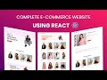 How To Create Complete Ecommerce Website Using React JS Step By Step Tutorial