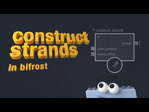 How To Create Strands In Bifrost - Maya Bifrost