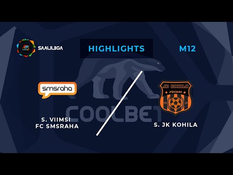 Viimsi FC Smsraha - JK Kohila. Coolbet Saaliliiga. MD 12. Highlights
