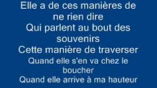 Elle est d'ailleurs - Pierre Bachelet parole