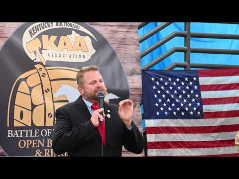 Craig Meier Champion Auctioneer Battle of the Bluegrass