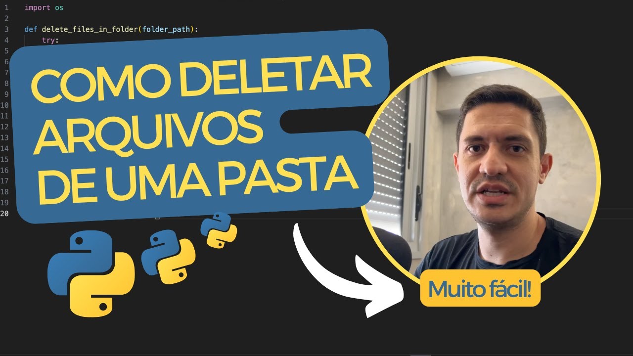 Como deletar arquivos de uma pasta usando Python