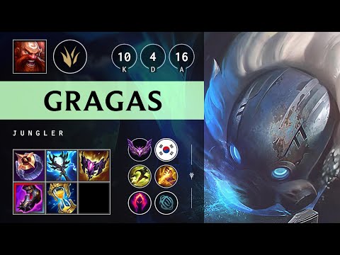 Gragas Jungle vs Olaf - KR Master Patch 25.13