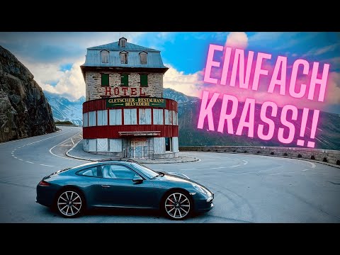 Furka Pass in a Porsche 911 🚗 The Most Scenic Alpine Roads in Switzerland!