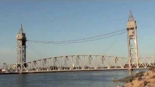 preview picture of video 'Cape Cod Canal Railroad Bridge'