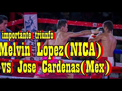 Melvin López(NICA) vs José Cardenas (MEX) pierde el Mexicano la pelea