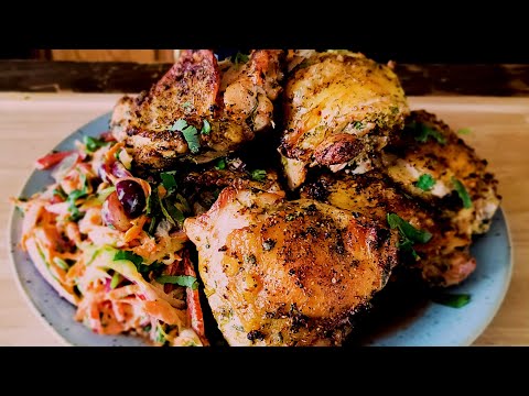 CILANTRO LIME CHICKEN | ROASTED CHICKEN THIGHS | OVEN GRILLED CHICKEN