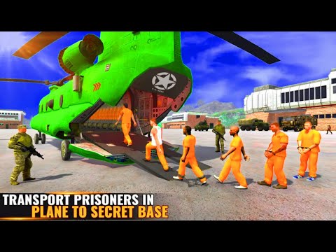 US Military Transport Plane C-17 Globemaster III - US Army Prisoner Transport Plane