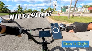 The Posted Speed Limit Is 40 MPH... Will I Do It?