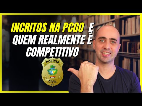 Those registered for the PCGO (Civil Police of Goiás) and the myth of the 1% who actually compete...
