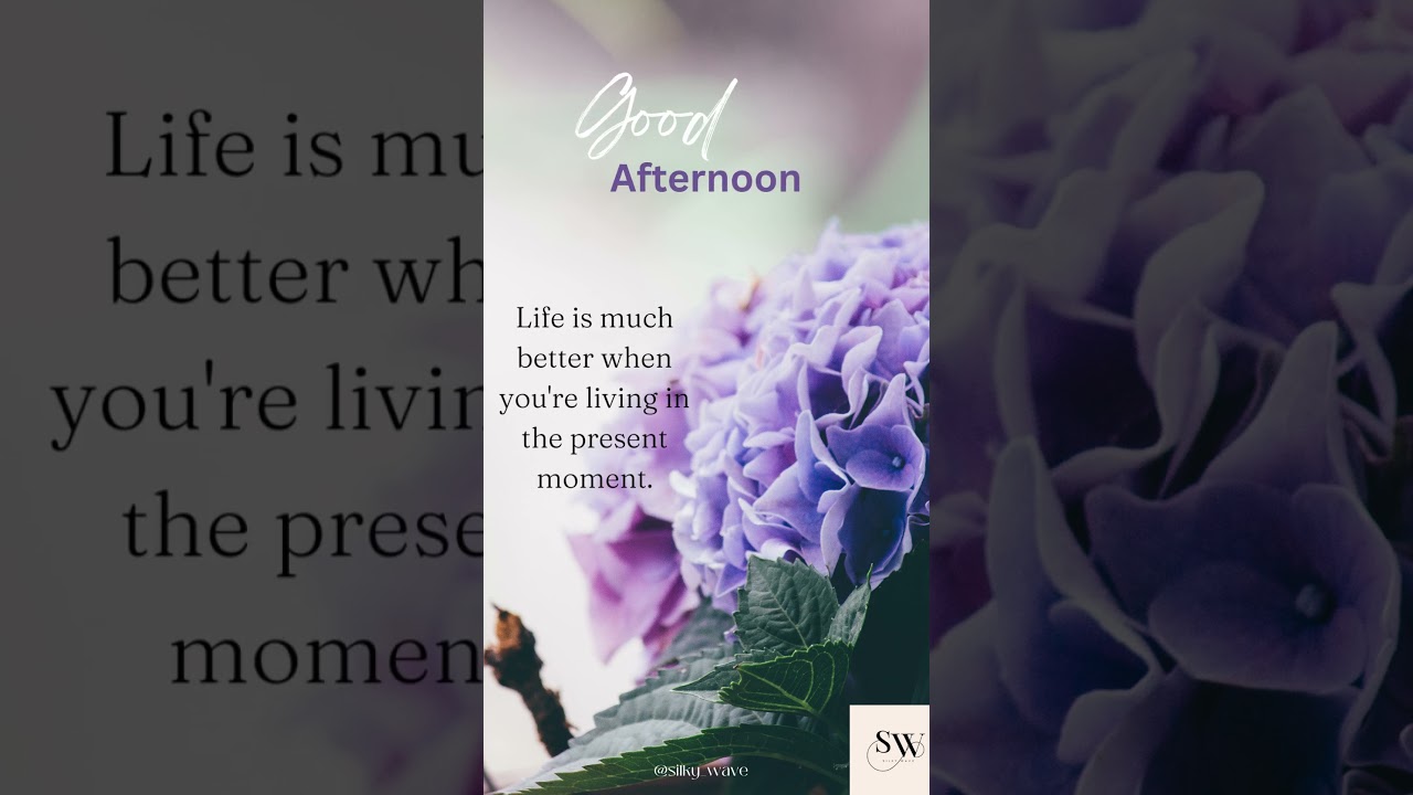 Good Afternoon GIF| #goodafternoonstatus WhatsApp Status| @ Silky Wave