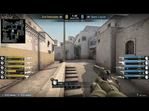 CS:GO POV Demo Liquid EliGE (23/15) vs Evil Geniuses (de_dust2) @ ESL Pro League Season 16