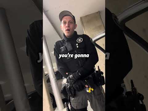 Security guard thinks he's a police officer!