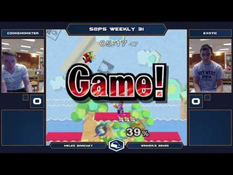 S@PS 31 Melee Singles - ChocolateChipCooke (Fox) vs Exotic (Samus) - Loser's Bracket