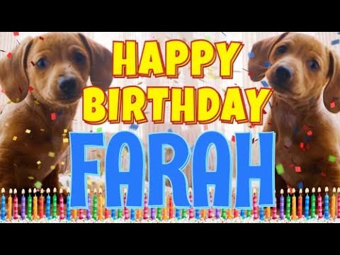 Happy Birthday Farah! ( Funny Talking Dogs ) What Is Free On My Birthday