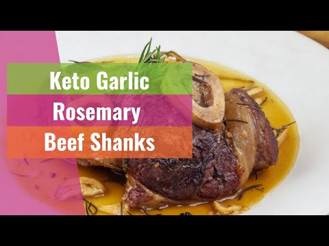 KETO RECIPES #67 | Keto Garlic Rosemary Beef Shanks