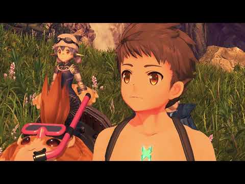 Xenoblade Chronicles 2 Swimsuit Edition Cutscene 060 - Roc's Reawakening
