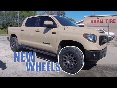 Before and After Fuel Vector - Toyota Tundra Wheel and All-Terrain Tire Install and Alignment