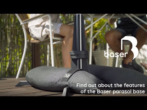 Baser parasol base for terraces