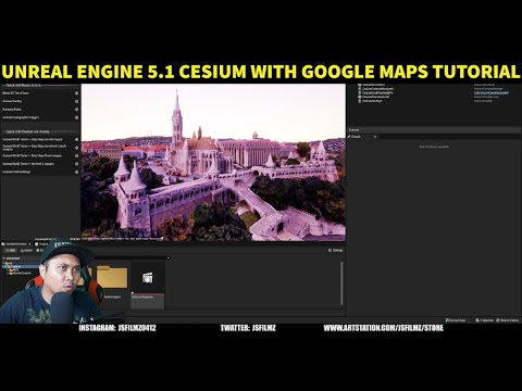 Unreal Engine 5.1 Cesium with Google Maps Tutorial