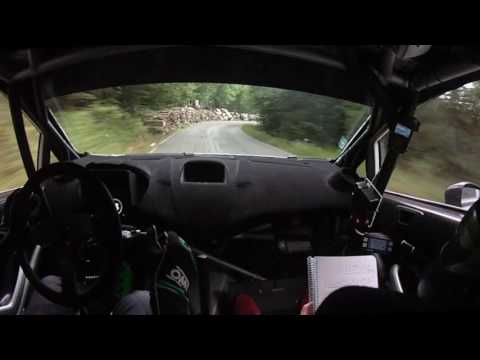 Cameracar Ronde Val d'Aveto 2016 Arzà-Castiglioni Fiesta R5 4°assoluti 1°classe - PS3