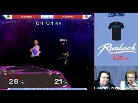 The Smash Lab 132 (Pepis Telethon) Winners Semis - ilovebagelz (Luigi) vs PF|Schfifty (Ice Climbers)