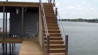 preview picture of video 'Boathouse Construction - The Lake Guy, Cedar Creek Lake'