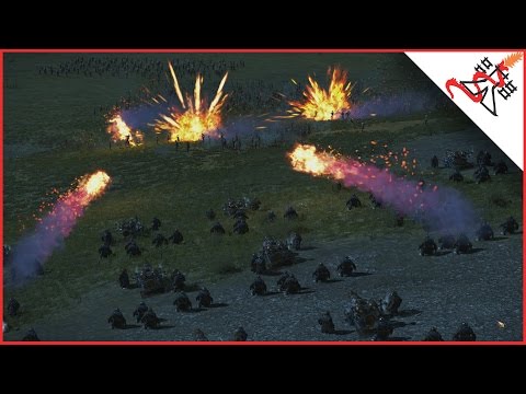 312 FLAME CANNONS vs 12480 ZOMBIES - Total War: WARHAMMER