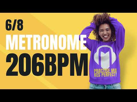 👉 6/8 METRONOME 206 BPM