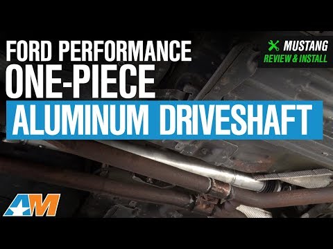 2005-2010 Mustang GT Ford Performance One-Piece Aluminum Driveshaft Review & Install
