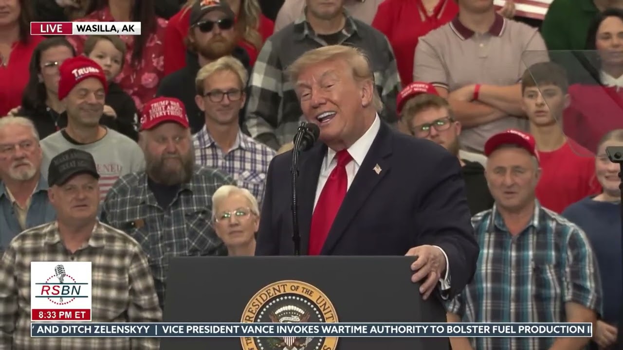 FULL Trump FULL EVENT: President Trump Holds Electric Wasilla, Alaska Rally - 10/13/26Alaska