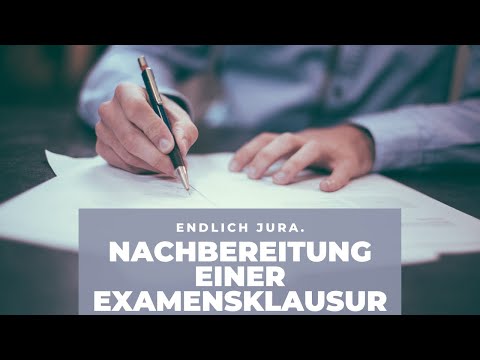 Zivilrecht: Nachbereitung einer Original-Examensklausur - endlich jura.