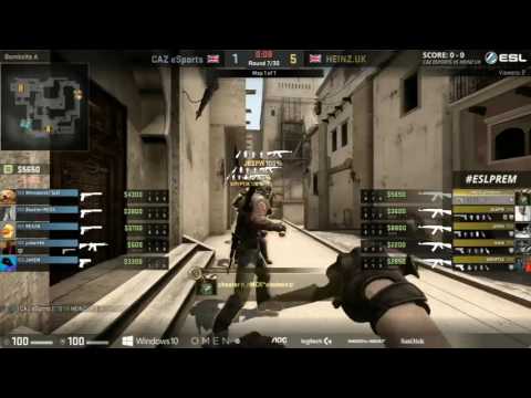 [UKCSGO] 16.01.2017 - CAZ vs HeinzUK @ ESL UK Premiership W1 Map 1