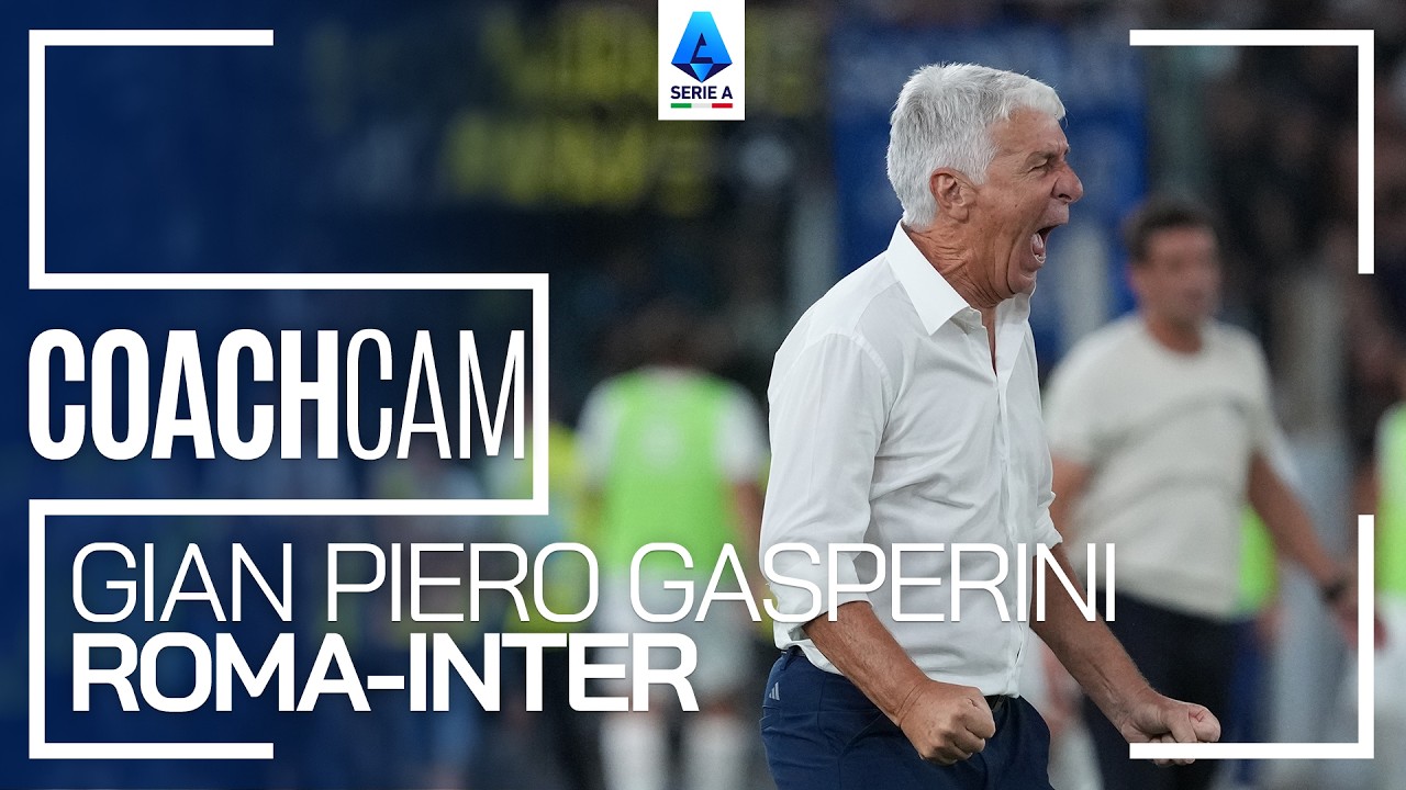 👀 GASPERINI'S Reactions Say it ALL | COACH CAM: Roma-Inter | Serie A 2026/27