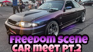 THE CAR CLUB PULLED UP DEEP TO A CAR MEET  | TWO STEP COMPETITION 🏎💨