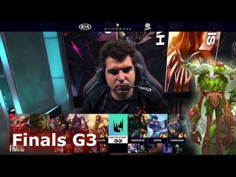 Fnatic vs Splyce - Game 3 | Finals S9 LEC Regional Qualifier for Worlds 2019 | SPY vs FNC G3
