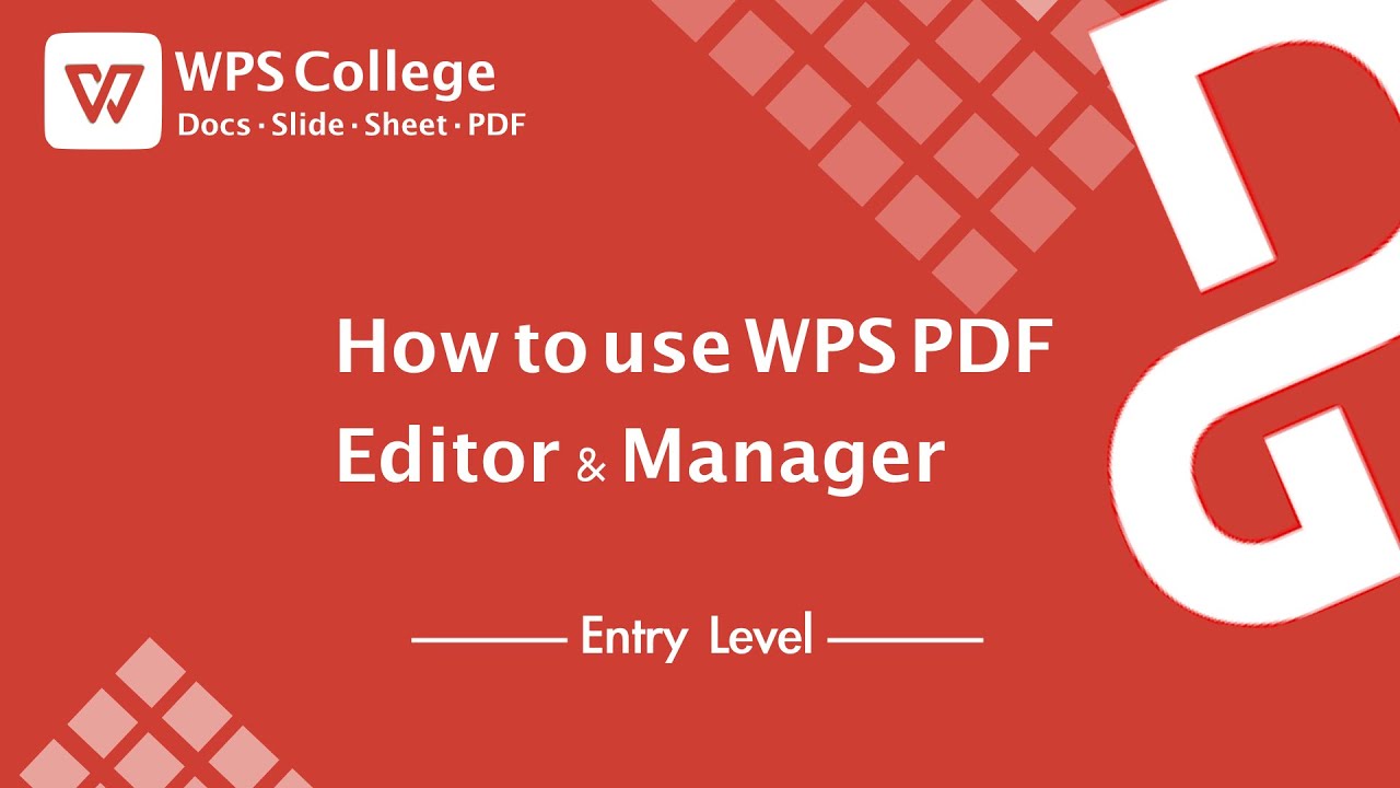 [WPS Office] PDF 2.2: How to use WPS PDF Editor & Manager - free Online PDF suite 102 [Tutorial]